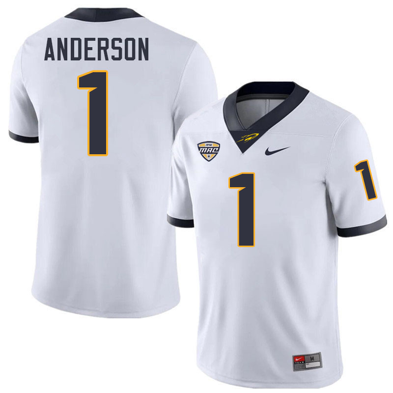 Tycen Anderson Toledo Jersey,Toledo Rockets #1 Tycen Anderson Jersey Youth College-White